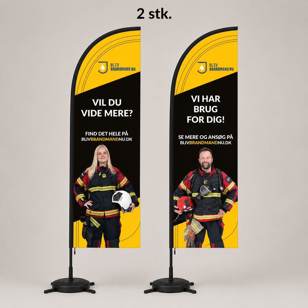 Beachflag 2 stk. Falck